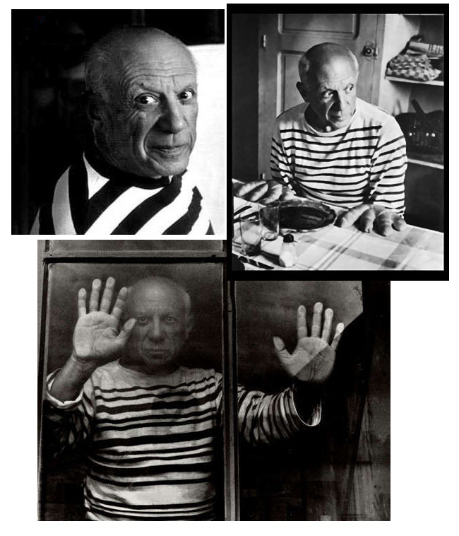 picasso striped t shirt