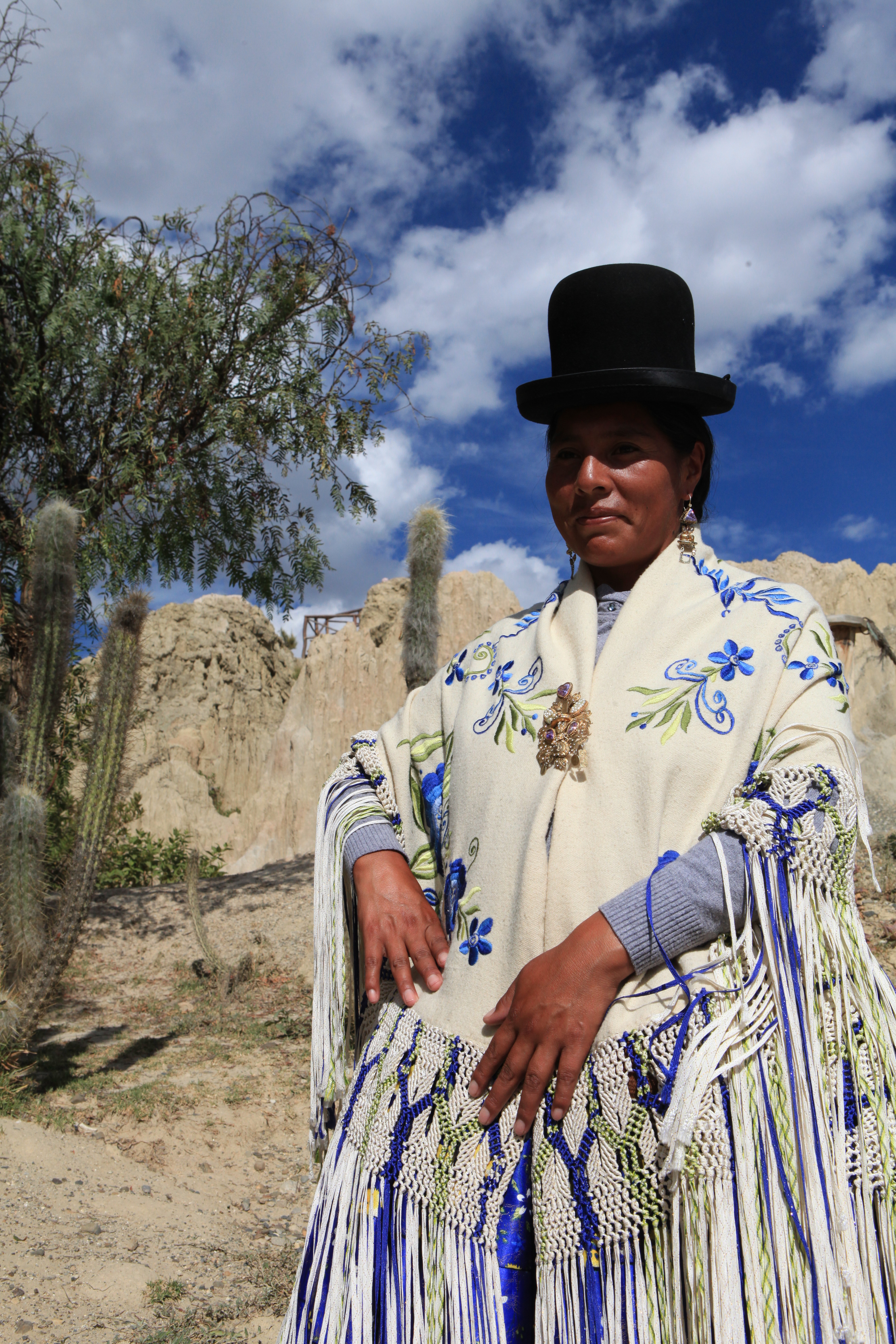 Bolivia, La Paz, El Alto, Hat Maker In La Ceja Making Traditional Brown And  Grey Bowler Hats Known Locally As A Bombin. - SuperStock