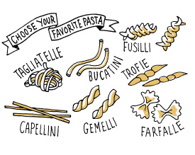 Pasta Shapes