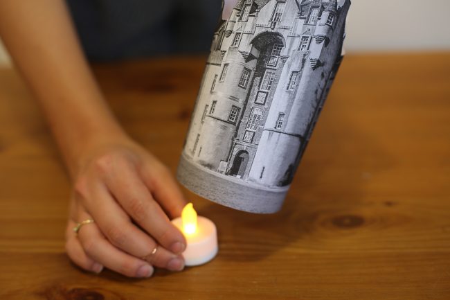 DIY Illuminated Scottish Castles