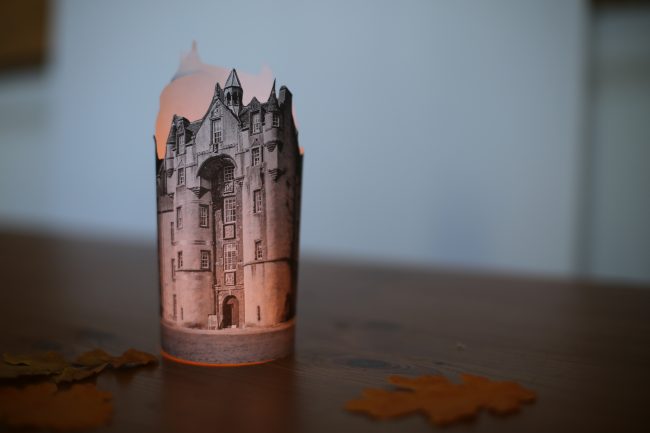 DIY Illuminated Scottish Castles