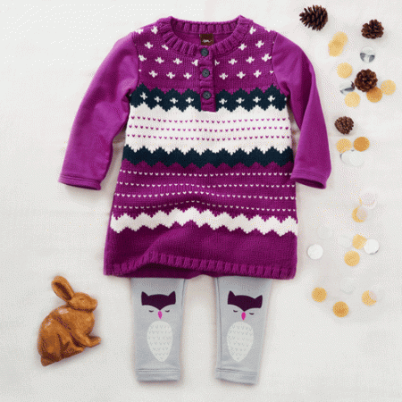 Baby girl sweater set